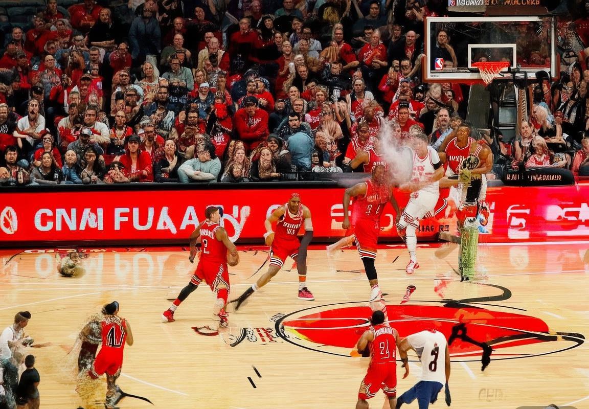 2020NBA火箭对公牛激情对决：火花碰撞精彩瞬间回顾